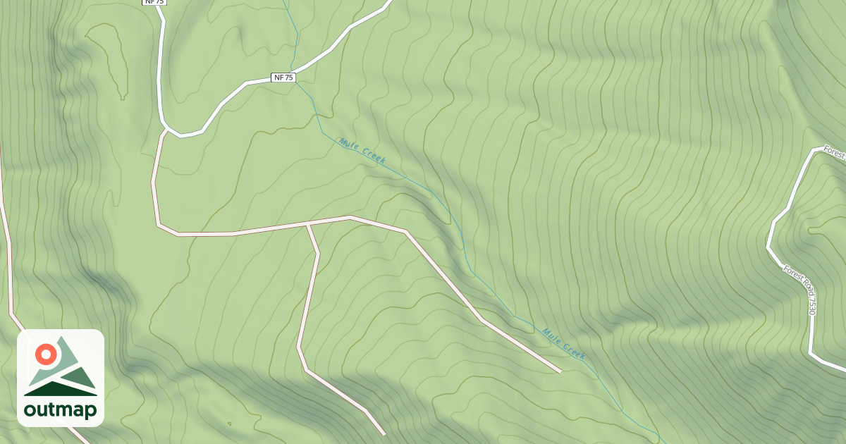 Map of MULE TAIL