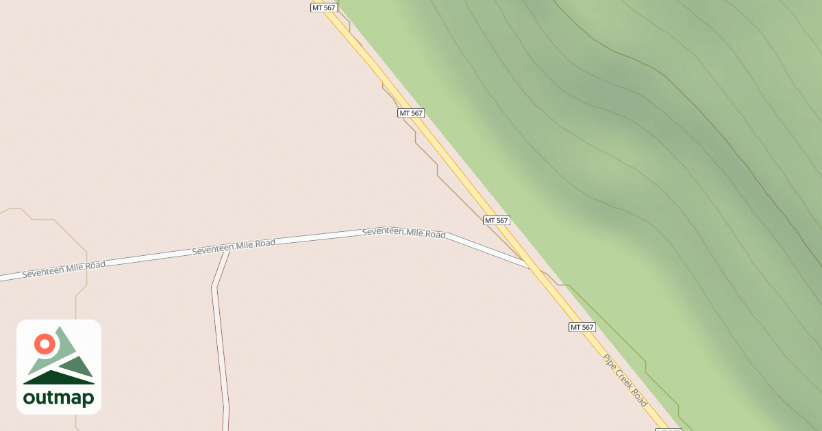 Map of 17 MILE/QUARTZ SNOWMOBILE