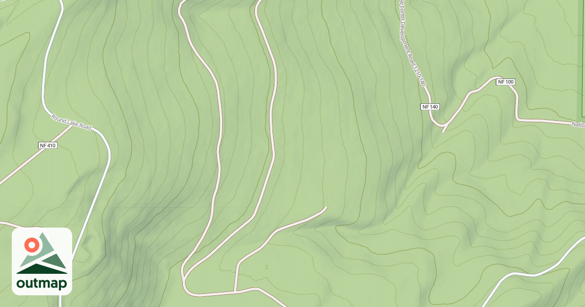 Map of USFS Motor Vehicle Use Map Roads {3B70031F-40D6-497F-9741-BBF8A7C3FC51}