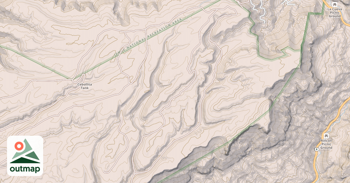 Map of CEBOLLITA MESA