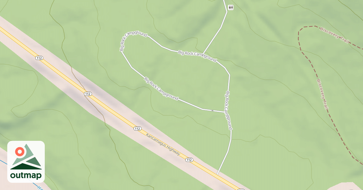Map of BIG ROCK CAMPGROUND