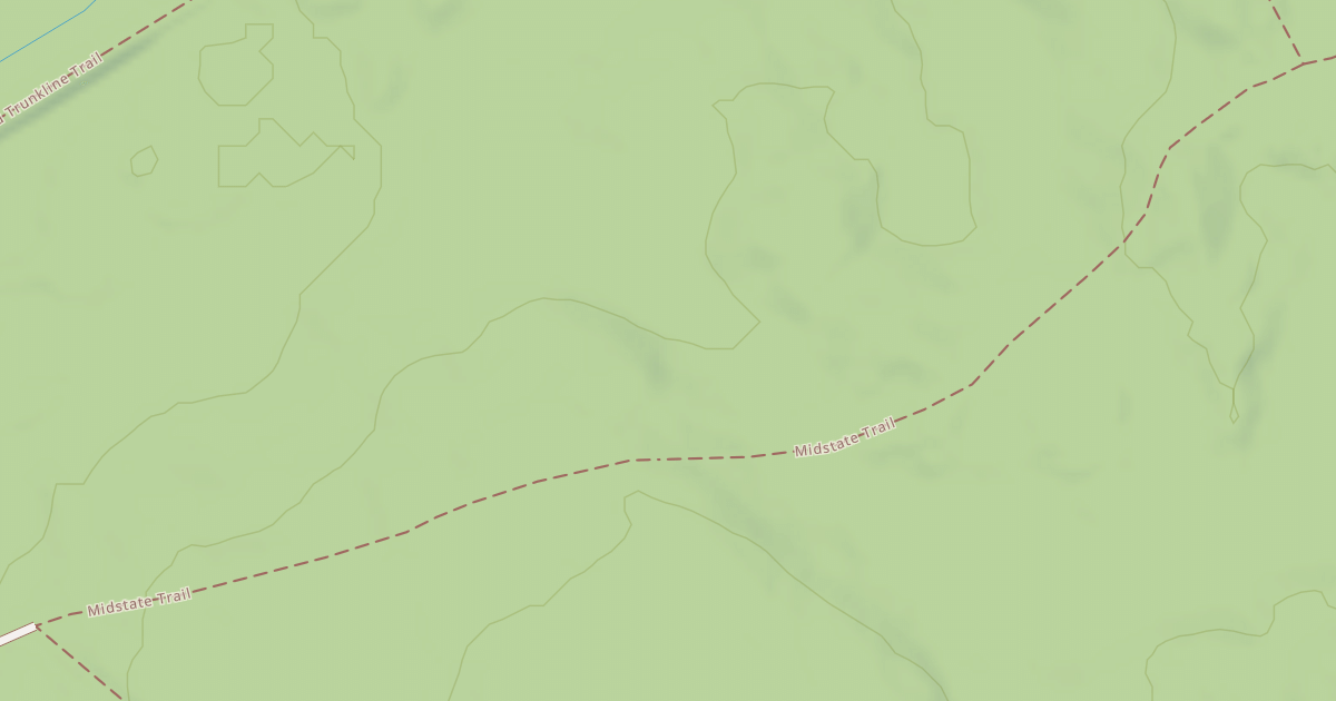 Map preview of Midstate Trail
