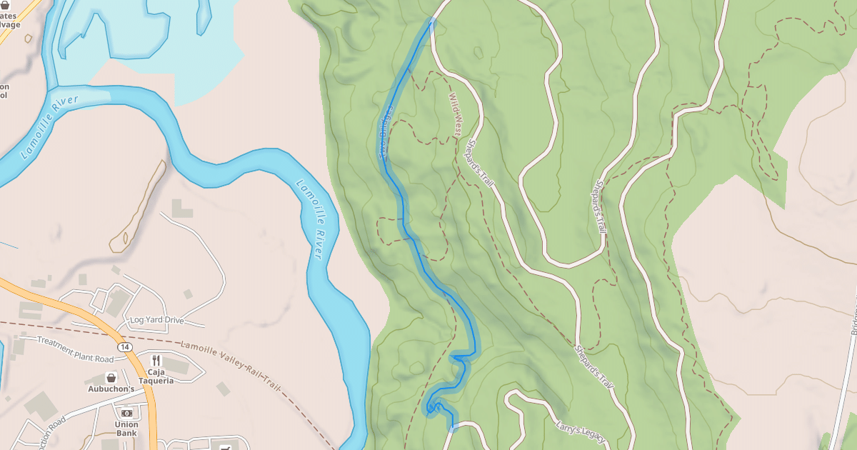 Map preview of Two Bridges