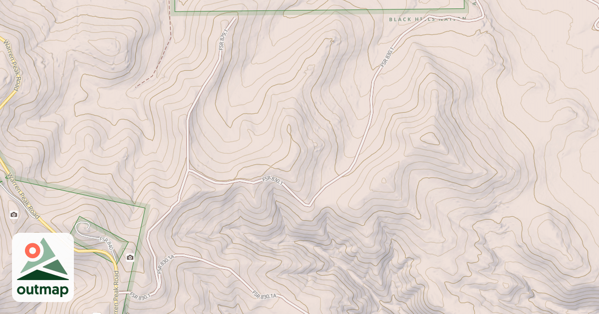 Map of Snow-B-South