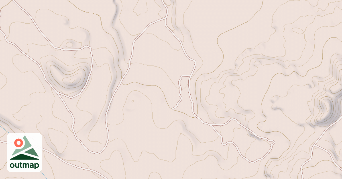 Map of BUTTE CR LAVA
