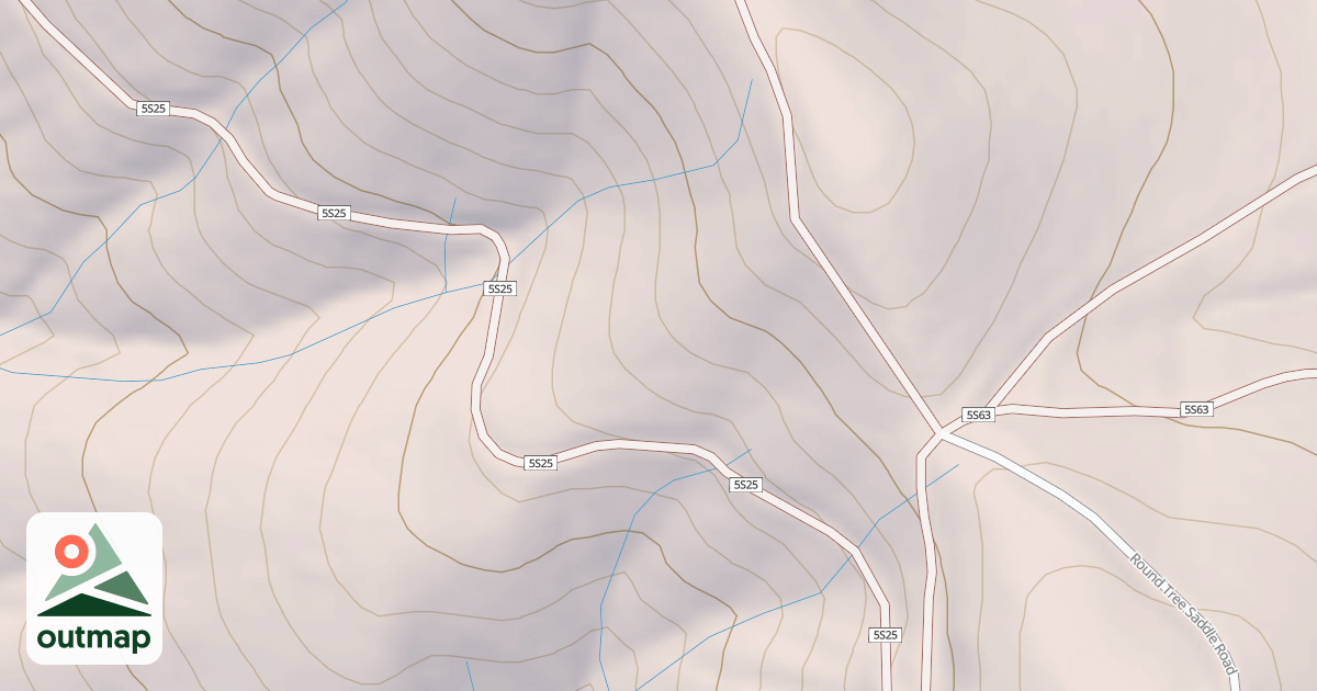 Map of FOOTMAN RIDGE EXTENSION T1