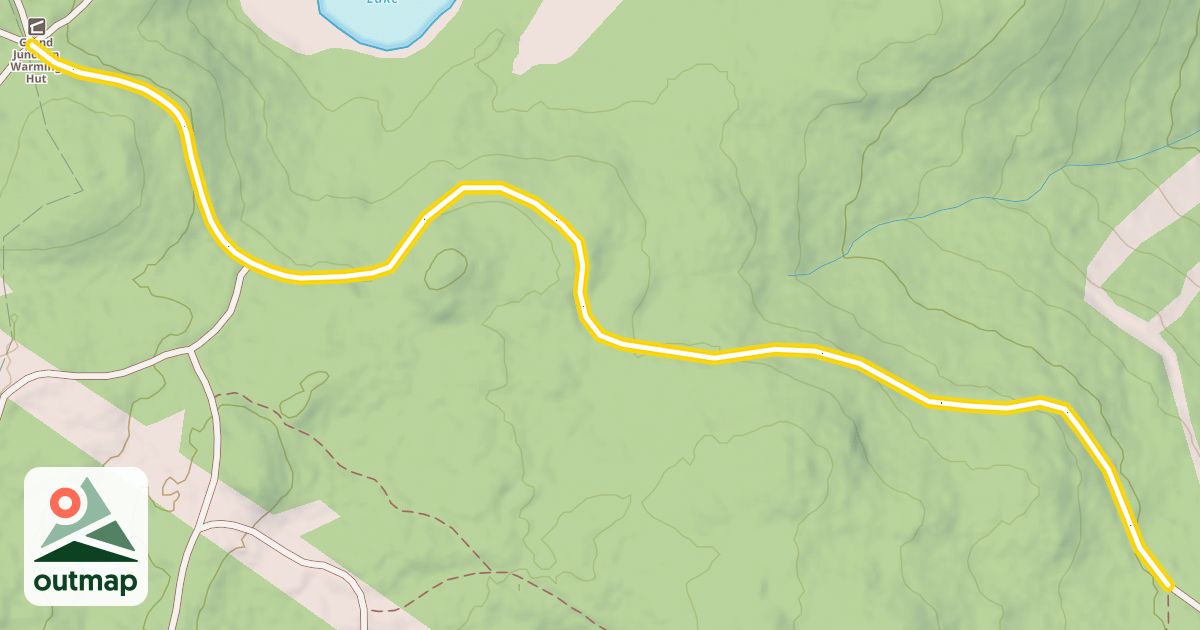 Map of Forest Road 9070-110