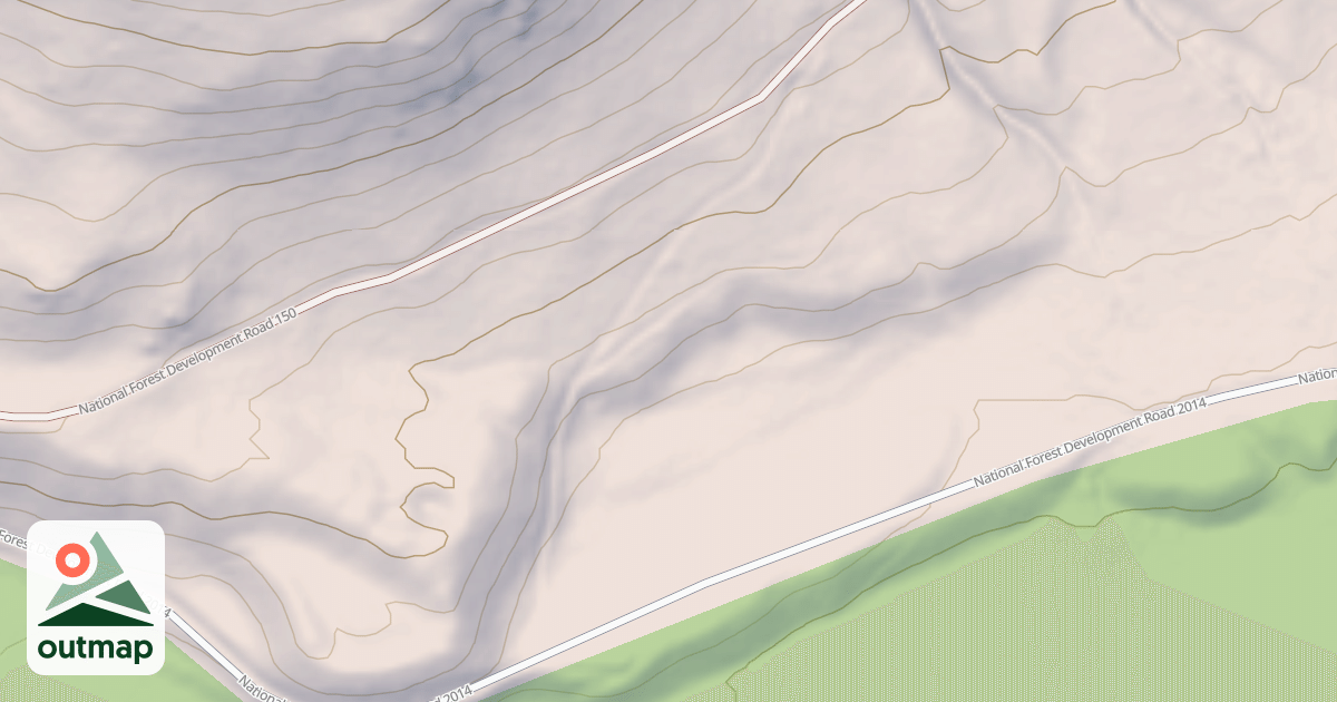 Map of USFS Motor Vehicle Use Map Roads {4EA270DE-65DD-449C-87B4-7D24247E121C}
