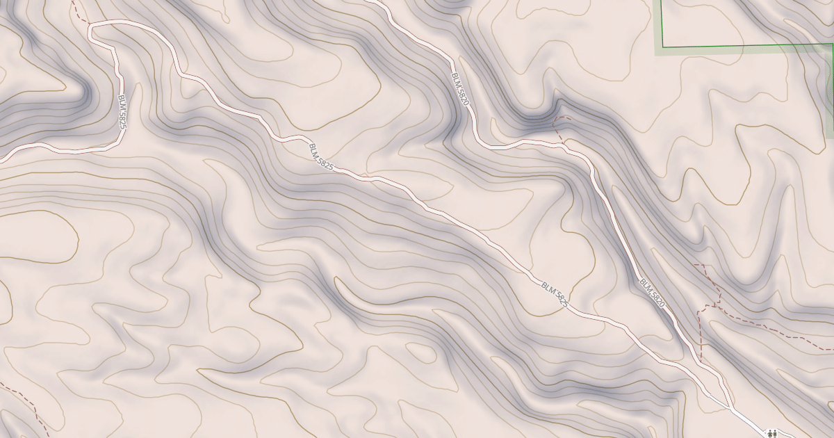 Map preview of BLM National GTLF Public Motorized Roads 763eb218-8267-4cfe-b550-588b16d158d9