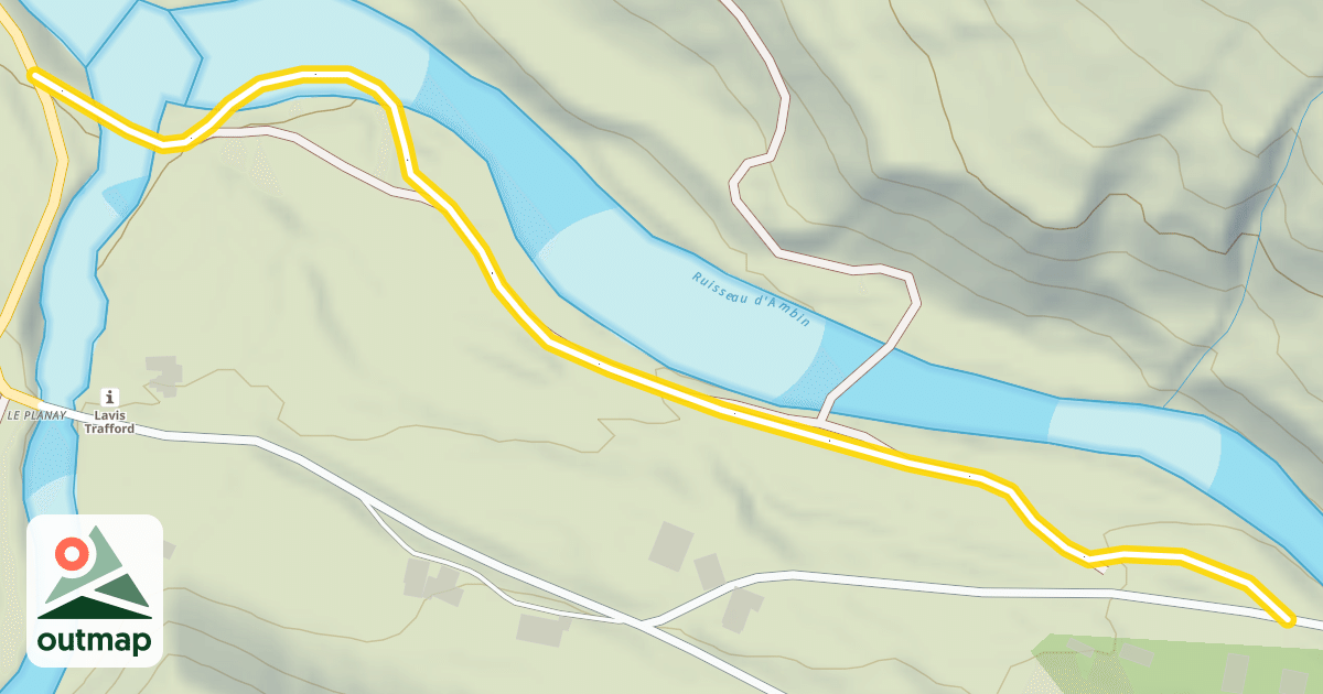Map of Boucle du Planay