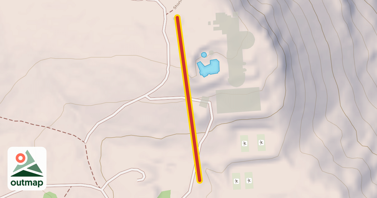 Map of Bailey's Beach