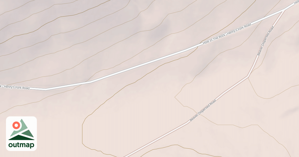 Map of BEAVER DISPERSED