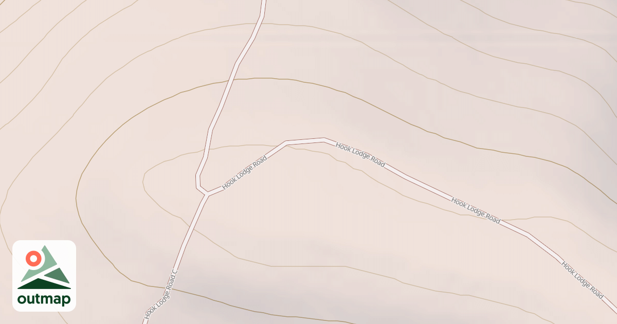 Map of HOOK LODGE