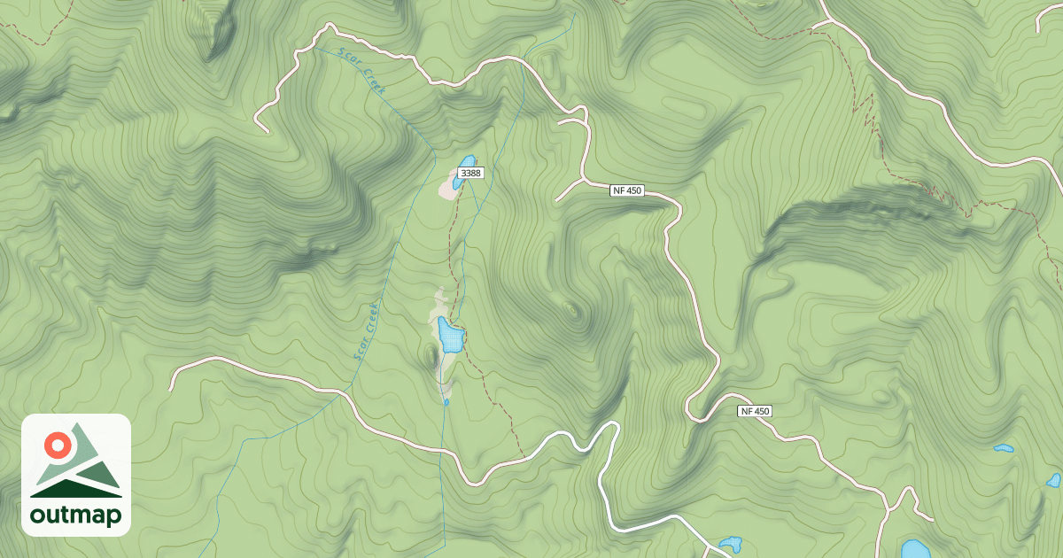 Map of DALY LAKE RD