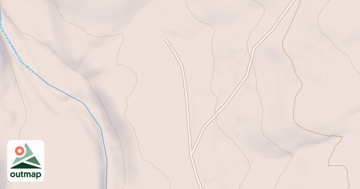 Map of COYOTE SPRING SPUR