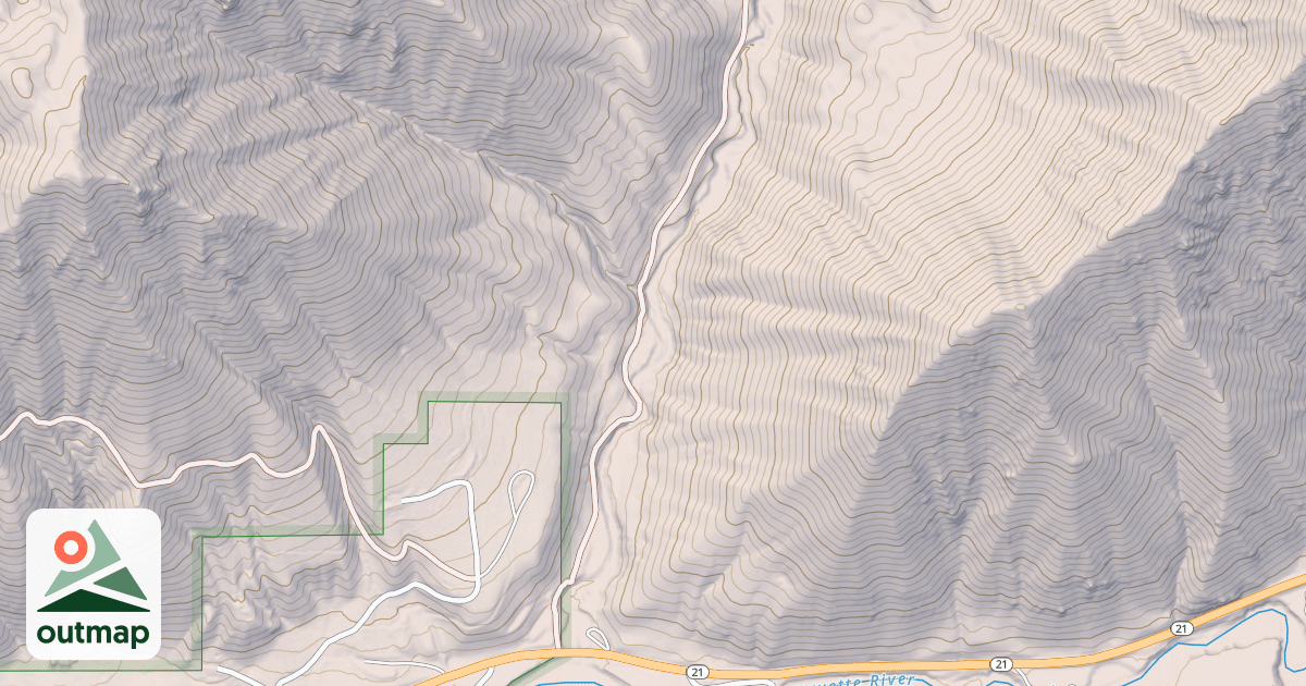 Map of EIGHT MILE CREEK
