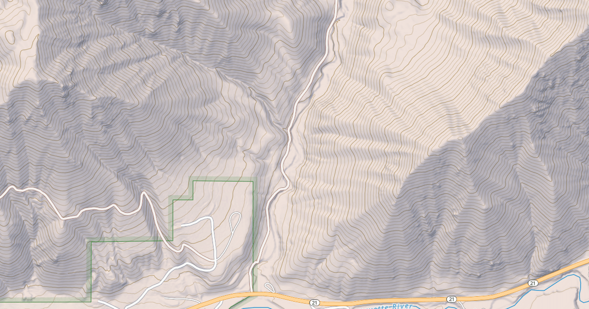 Map preview of EIGHT MILE CREEK
