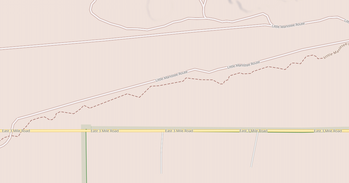 Map preview of Little Manistee Motorcycle Trail
