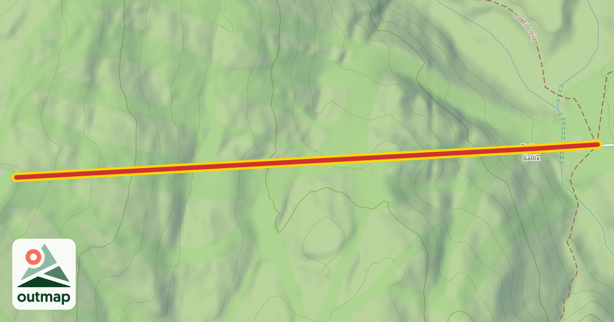 Map of Telesiège