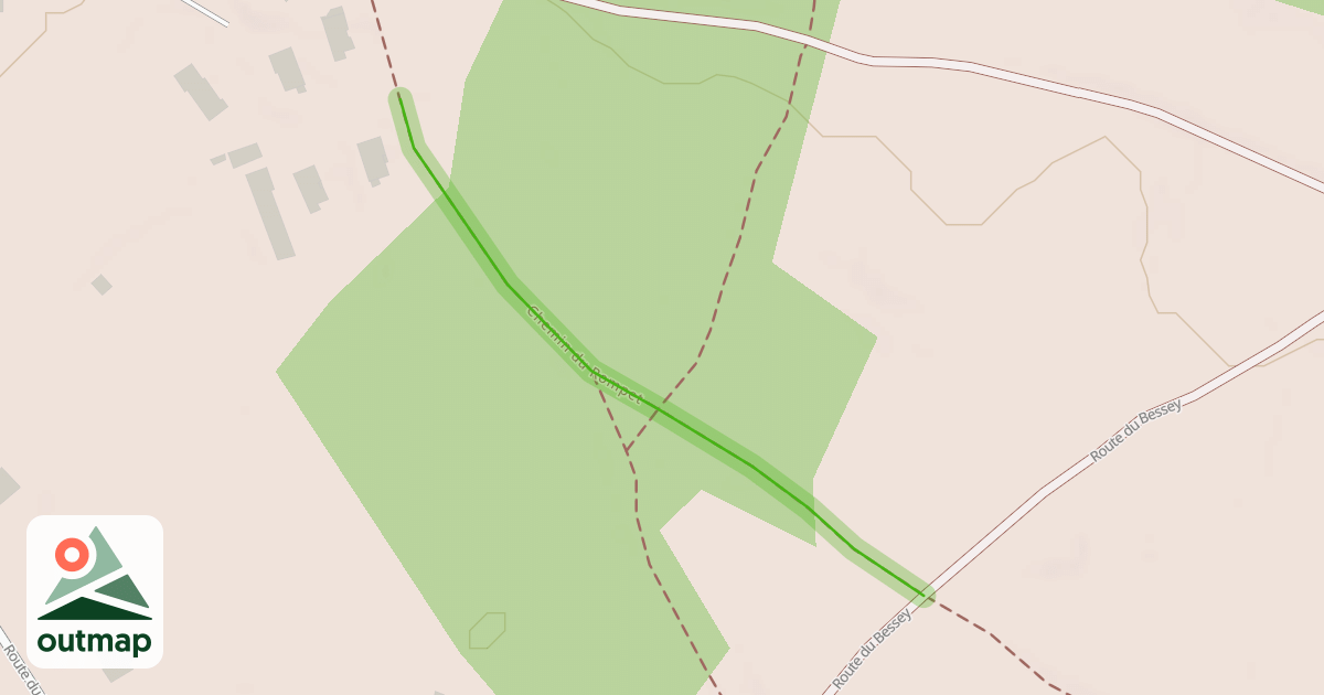 Map of Chemin du Rompet