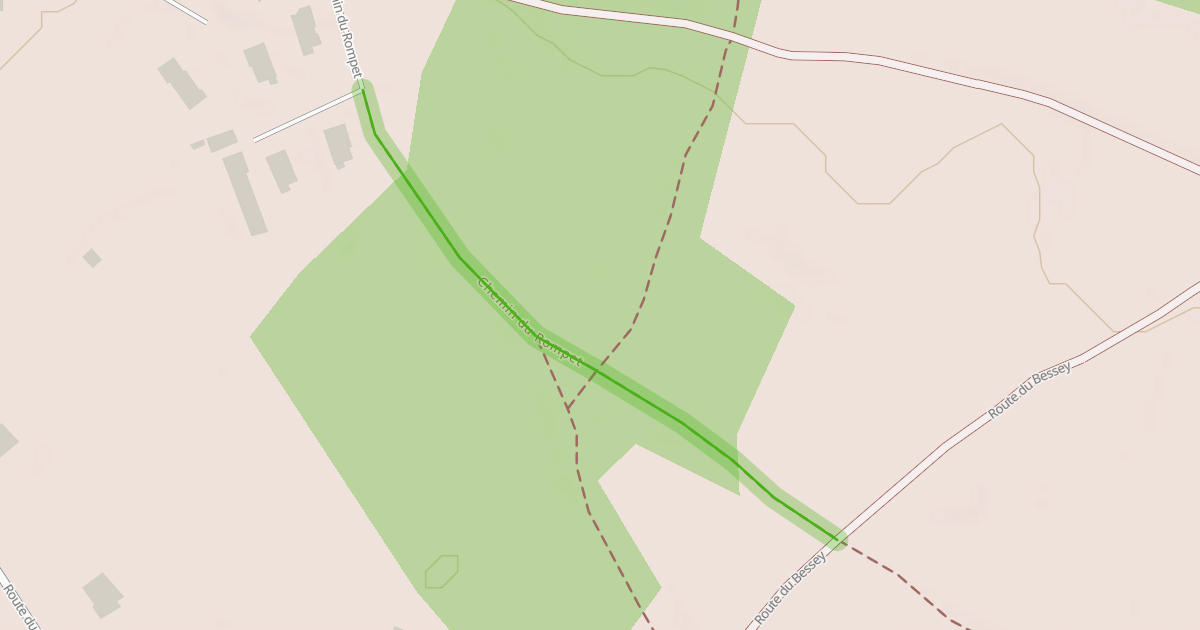 Map preview of Chemin du Rompet