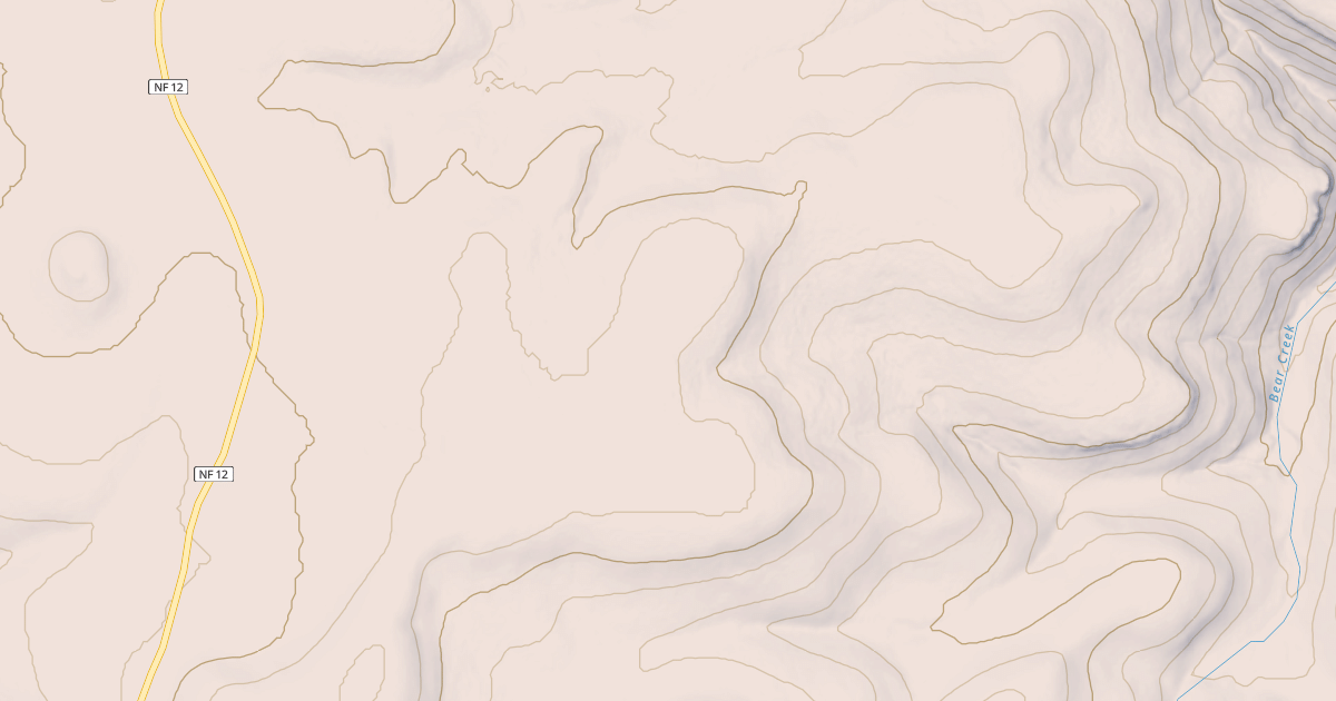 Map preview of USFS National Forest System Roads {6C8954FD-EF66-49E3-B986-E62C61542347}