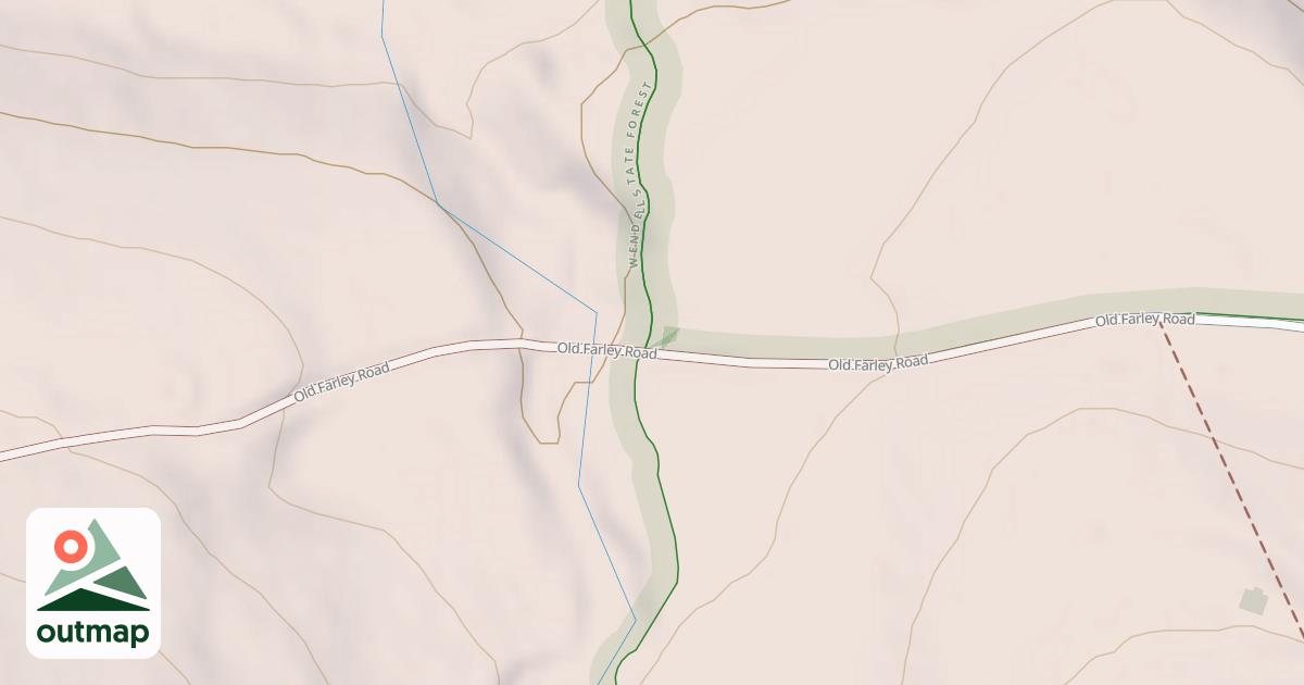 Map of Old Farley Road