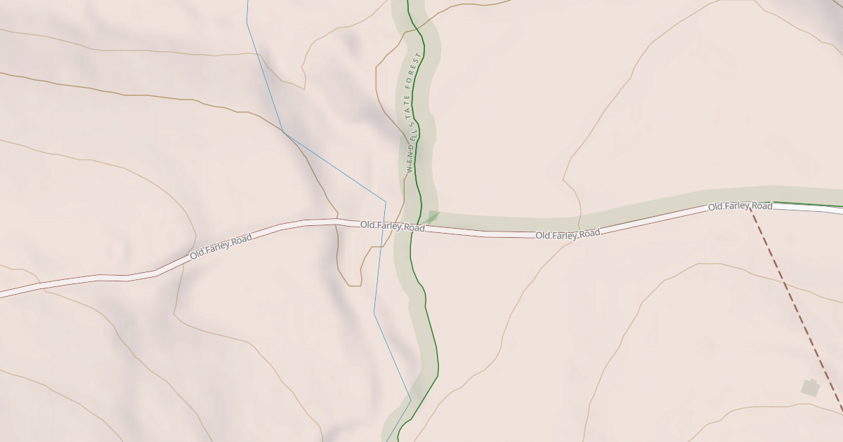 Map preview of Old Farley Road