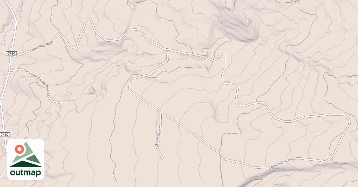 Map of CORRAL POLE