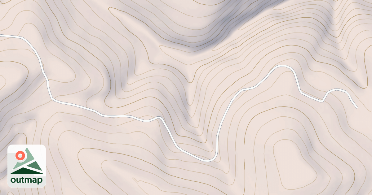 Map of Daves Creek