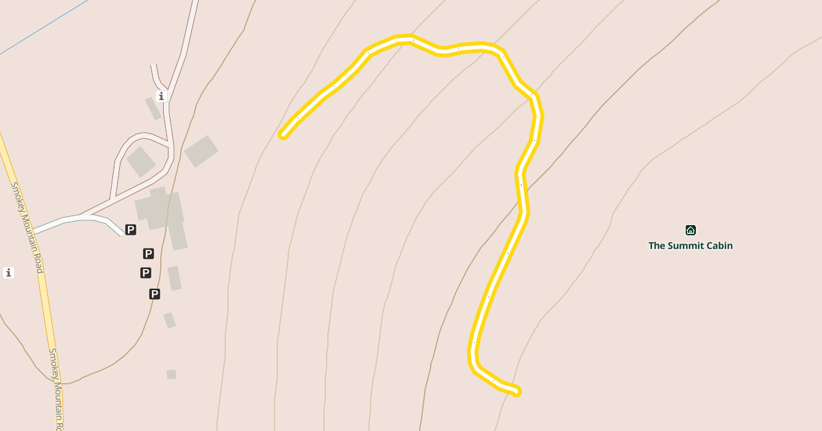 Map preview of Alf's Summit North Access