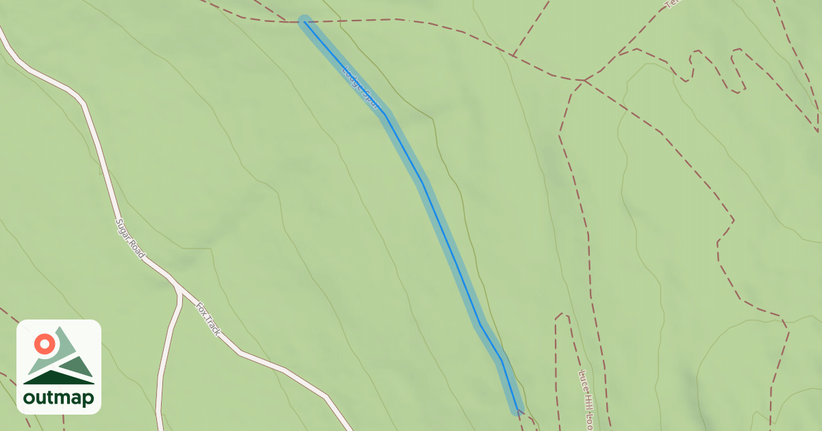 Map of Lodge Spur