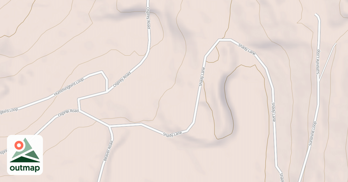 Map of 742E SHADY LANE