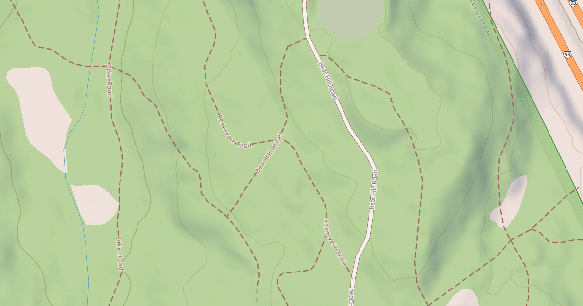 Map preview of Mountain Bike Loop