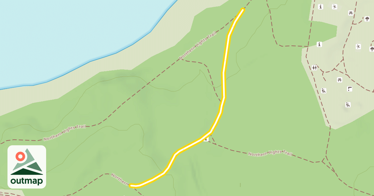 Map of Northern Lights Trail
