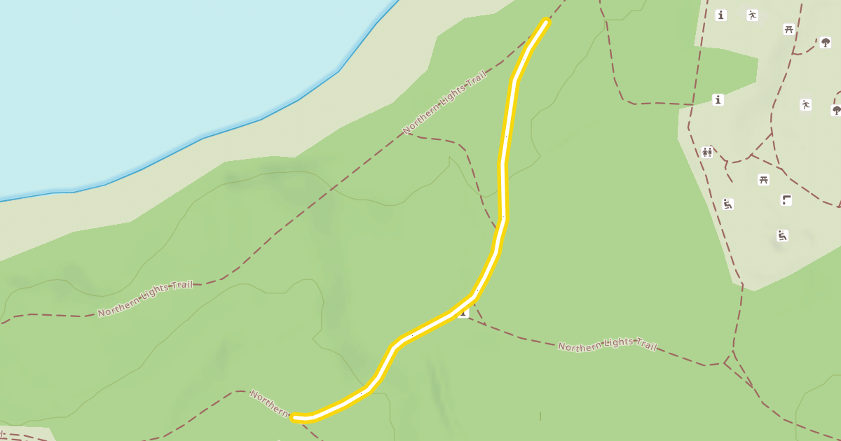 Map preview of Northern Lights Trail