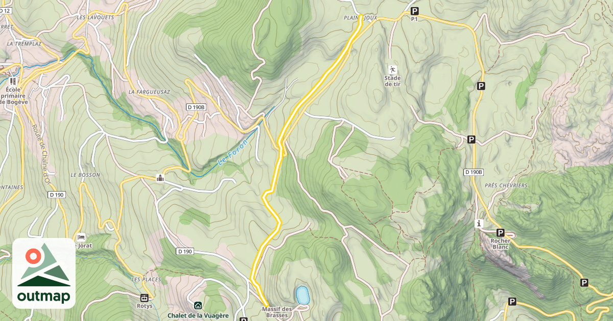 Map of La Rouge