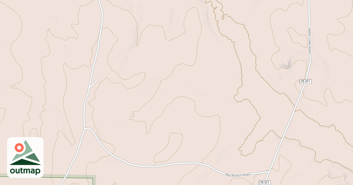 Map of BAY BRANCH