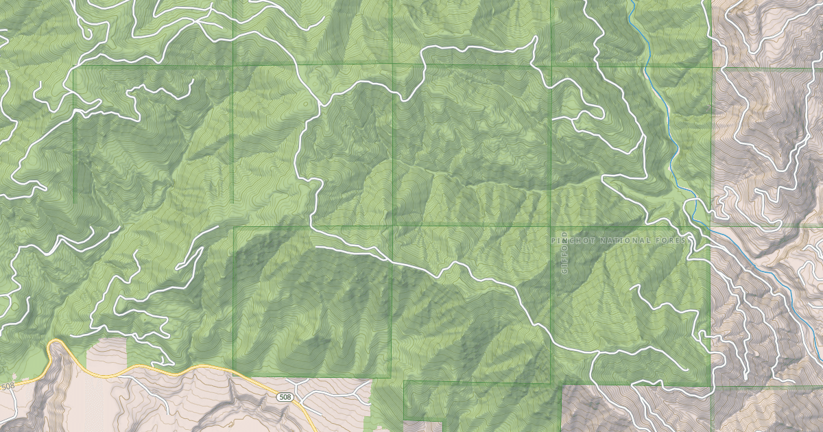 Map preview of BREMER MTN