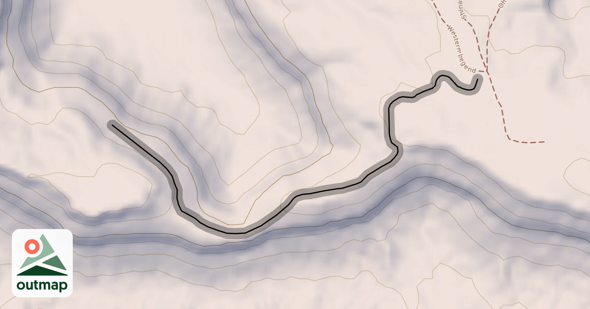 Map of Third Mesa Trail