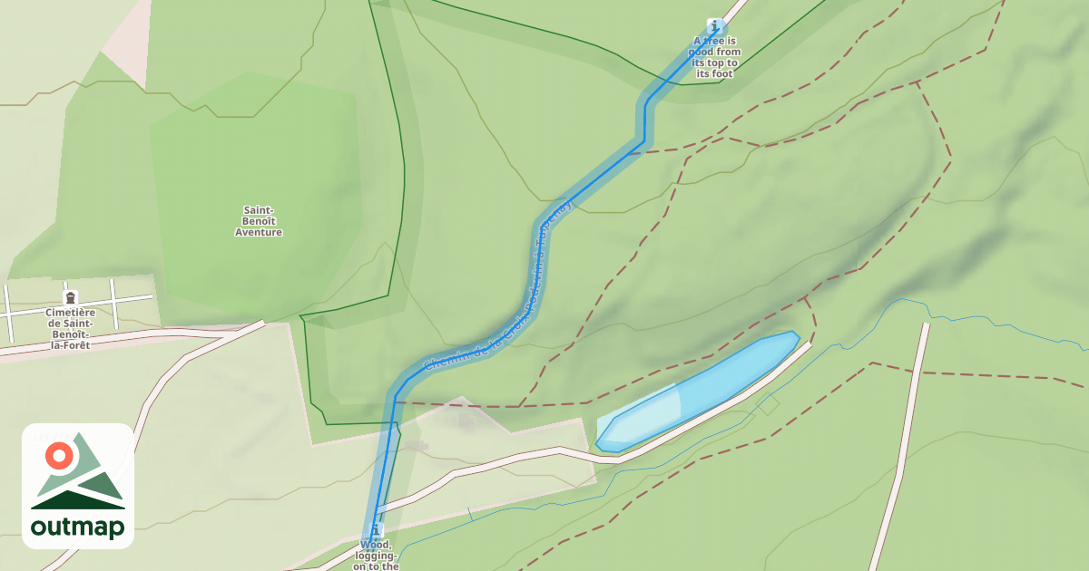 Map of Chemin de la Croix Podevin à Turpenay
