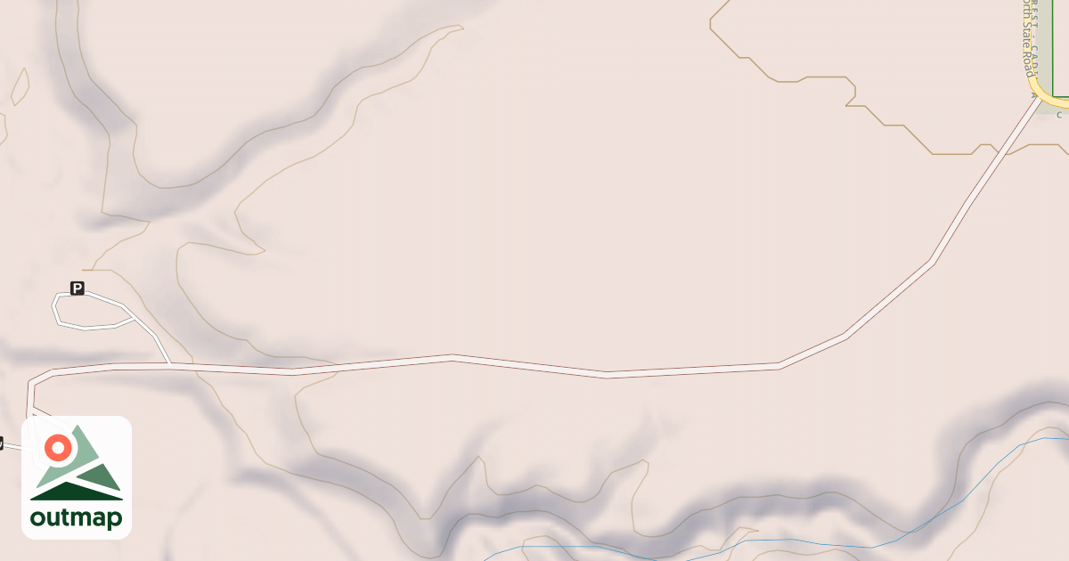 Map of ELM FLATS RV ACCESS