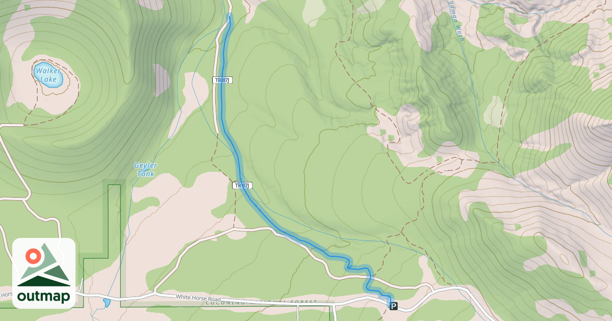 Map of Arizona Trail-Saddle Mountain