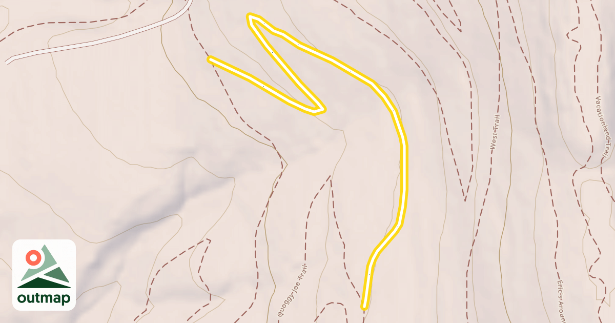Map of West Trail
