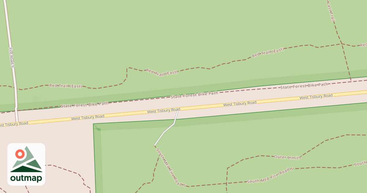 Map of Correllus Bike Path