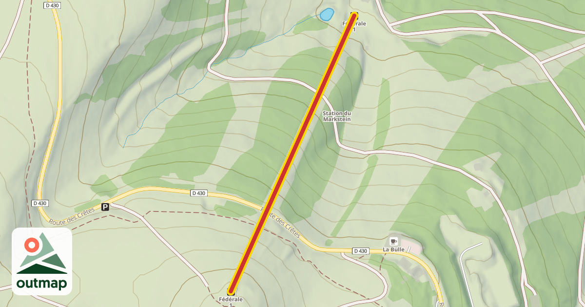 Map of Fédérale 1