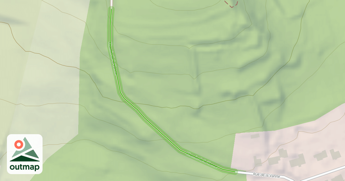 Map of Chemin de la Vanne