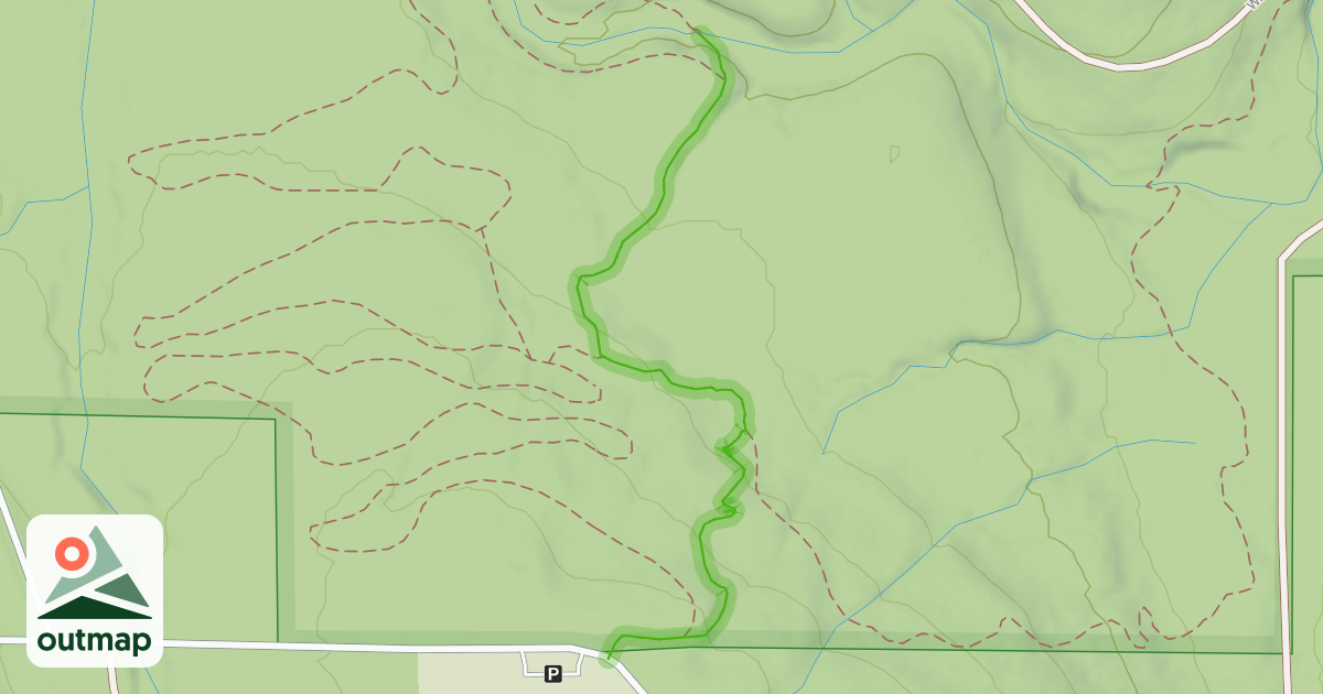 Map of Fred J. Cusimano Westside Overland Trail