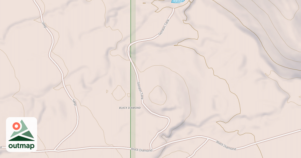 Map of GORDON TANK