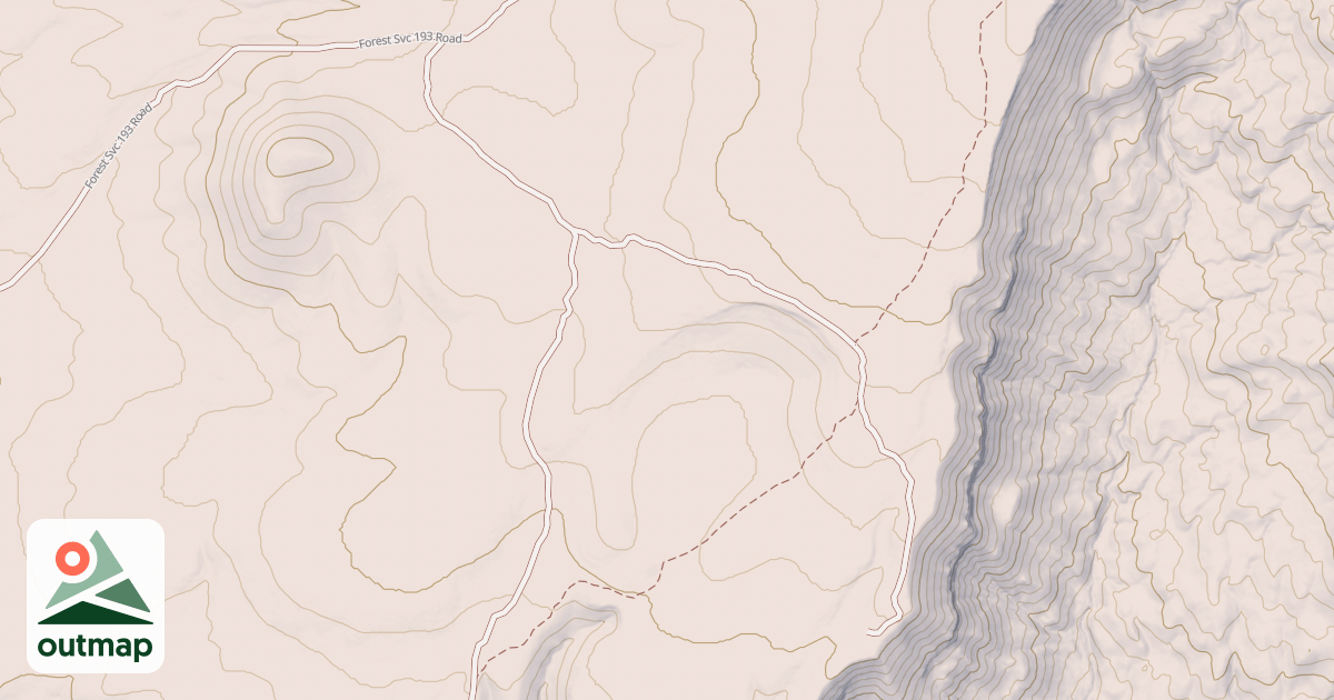 Map of USFS Motor Vehicle Use Map Roads {8F185607-8994-4E00-904D-A2B371C32352}